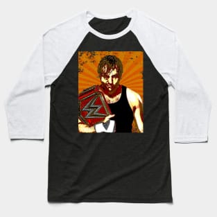 Dean Ambrose // Retro Comics Style Baseball T-Shirt